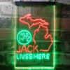 Michigan Jack Daniel's Home Bar Neon Light LED Sign Man Cave Decor