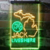 Michigan Jack Daniel's Home Bar Neon Light LED Sign Man Cave Decor