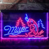 Miller Fish Fishing Home Bar Neon Light LED Sign Man Cave Decor