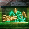 Miller Fish Fishing Home Bar Neon Light LED Sign Man Cave Decor