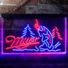 Miller Fish Fishing Home Bar Neon Light LED Sign Man Cave Decor