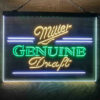 Miller Genuine Draft 3-Color LED Sign Man Cave Home Bar Pub Decor