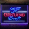 Miller Genuine Draft 3-Color LED Sign Man Cave Home Bar Pub Decor