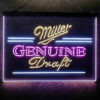 Miller Genuine Draft 3-Color LED Sign Man Cave Home Bar Pub Decor