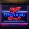 Miller Genuine Draft 3-Color LED Sign Man Cave Home Bar Pub Decor