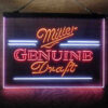 Miller Genuine Draft 3-Color LED Sign Man Cave Home Bar Pub Decor