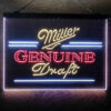 Miller Genuine Draft 3-Color LED Sign Man Cave Home Bar Pub Decor