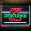 Miller Genuine Draft 3-Color LED Sign Man Cave Home Bar Pub Decor