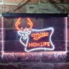 Miller High Life Deer Hunt Home Bar Neon Light LED Sign Decor