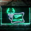 Miller High Life Deer Hunt Home Bar Neon Light LED Sign Decor