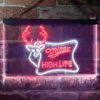 Miller High Life Deer Hunt Home Bar Neon Light LED Sign Decor