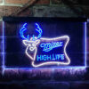 Miller High Life Deer Hunt Home Bar Neon Light LED Sign Decor