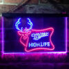 Miller High Life Deer Hunt Home Bar Neon Light LED Sign Decor