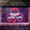 Miller High Life Shamrock LED Sign Home Bar Decor