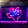 Miller Lite Cowboys Hat Texas LED Sign Home Bar Decor