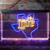 Miller Lite Cowboys Hat Texas LED Sign Home Bar Decor