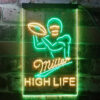 Miller Lite High Life Football LED Sign Home Bar Decor