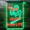 Miller Lite High Life Football LED Sign Home Bar Decor