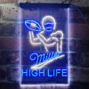 Miller Lite High Life Football LED Sign Home Bar Decor