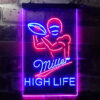 Miller Lite High Life Football LED Sign Home Bar Decor