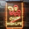 Miller Lite High Life Football LED Sign Home Bar Decor