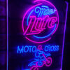 Miller Lite Motocross LED Sign Home Bar Decor