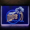 Miller Lite Palm Tree 3-Color LED Sign Man Cave Home Bar Pub Decor