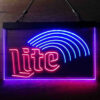 Miller Lite Rainbow LED Sign Man Cave Home Bar Pub Decor