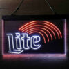 Miller Lite Rainbow LED Sign Man Cave Home Bar Pub Decor