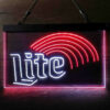 Miller Lite Rainbow LED Sign Man Cave Home Bar Pub Decor