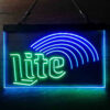 Miller Lite Rainbow LED Sign Man Cave Home Bar Pub Decor