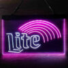 Miller Lite Rainbow LED Sign Man Cave Home Bar Pub Decor