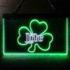 Miller Lite Shamrock LED Sign Man Cave Home Bar Pub Decor