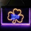 Miller Lite Shamrock LED Sign Man Cave Home Bar Pub Decor