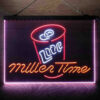 Miller Lite Time Can 3-Color LED Sign Man Cave Home Bar Pub Decor