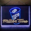 Miller Lite Time Can 3-Color LED Sign Man Cave Home Bar Pub Decor