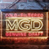 Miller MGD Genuine Draft LED Sign Man Cave Home Bar Pub Decor