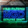 Miller MGD Genuine Draft LED Sign Man Cave Home Bar Pub Decor