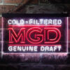 Miller MGD Genuine Draft LED Sign Man Cave Home Bar Pub Decor