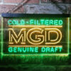 Miller MGD Genuine Draft LED Sign Man Cave Home Bar Pub Decor