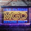 Miller MGD Genuine Draft LED Sign Man Cave Home Bar Pub Decor