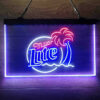 Miller Palm Tree 3-Color LED Sign Man Cave Home Bar Pub Decor