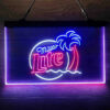 Miller Palm Tree 3-Color LED Sign Man Cave Home Bar Pub Decor