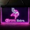 Minnesota Vikings Corona Extra LED Sign Man Cave Home Bar Decor