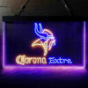 Minnesota Vikings Corona Extra LED Sign Man Cave Home Bar Decor