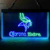 Minnesota Vikings Corona Extra LED Sign Man Cave Home Bar Decor