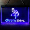 Minnesota Vikings Corona Extra LED Sign Man Cave Home Bar Decor