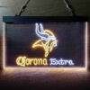 Minnesota Vikings Corona Extra LED Sign Man Cave Home Bar Decor