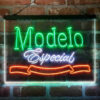 Modelo Especial 3-Color LED Sign Man Cave Home Bar Pub Decor