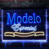 Modelo Especial 3-Color LED Sign Man Cave Home Bar Pub Decor